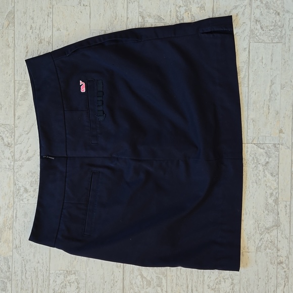Vineyard Vines Skirt Womans Size 2 Navy has pockets - Picture 4 of 9